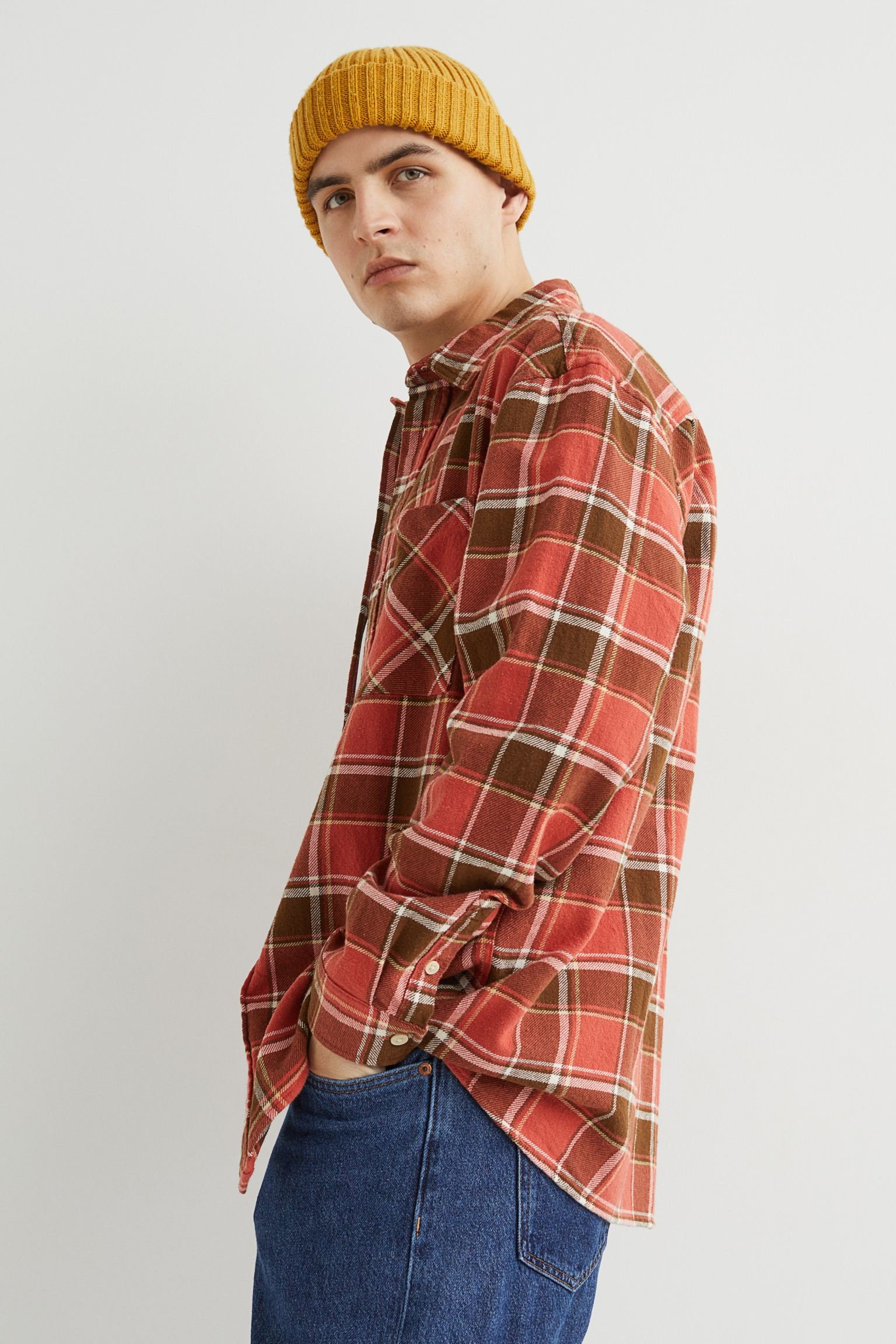 Crimson Checks Shirt – Smart. Sharp. Standout.